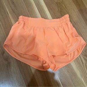 Orange soda lululemon hotty hot shorts
